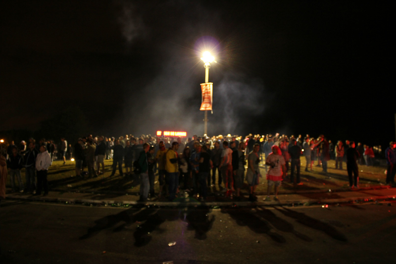 Illustration for article titled The Absolute Madness That Broke Out The Night Before Le Mans